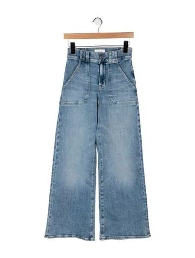 Pre-owned Frame Wide Leg Pants W/ Tags In Blue