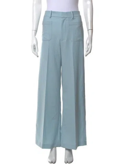 Pre-owned Frame Wide Leg Pants W/ Tags In Blue