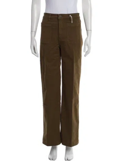 Pre-owned Frame Wide Leg Pants W/ Tags In Brown