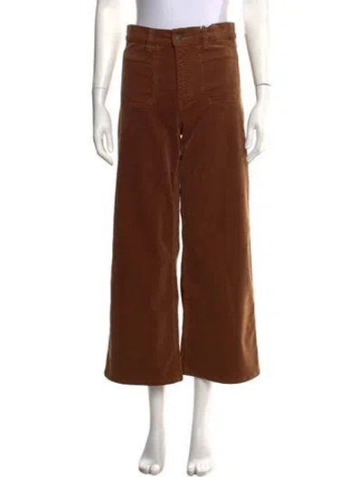 Pre-owned Frame Wide Leg Pants W/ Tags In Brown