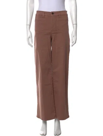 Pre-owned Frame Wide Leg Pants W/ Tags In Brown
