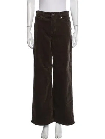 Pre-owned Frame Wide Leg Pants W/ Tags In Brown
