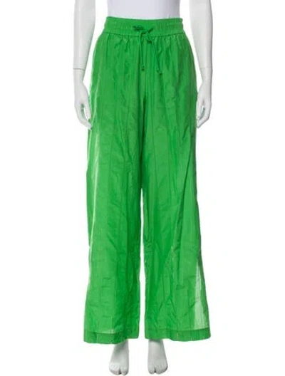 Pre-owned Frame Wide Leg Pants W/ Tags In Green
