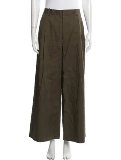 Pre-owned Frame Wide Leg Pants W/ Tags In Green