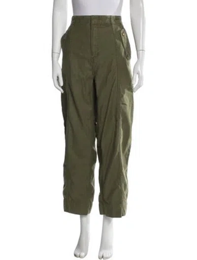 Pre-owned Frame Wide Leg Pants W/ Tags In Green
