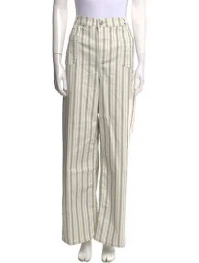 Pre-owned Frame Wide Leg Pants W/ Tags In Multi