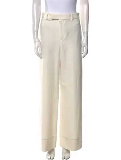 Pre-owned Frame Wide Leg Pants W/ Tags In Neutral