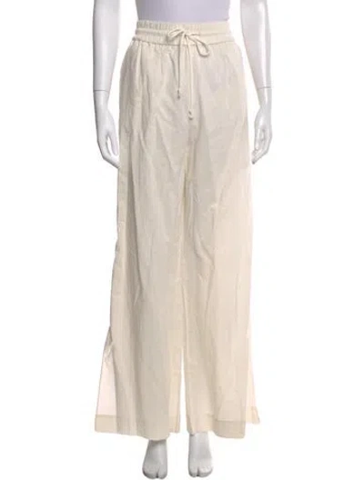 Pre-owned Frame Wide Leg Pants W/ Tags In Neutral