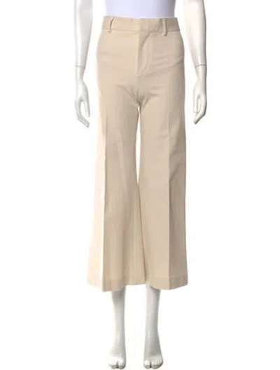 Pre-owned Frame Wide Leg Pants W/ Tags In Neutral