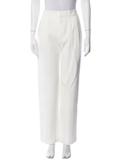 Pre-owned Frame Wide Leg Pants W/ Tags In Neutrals
