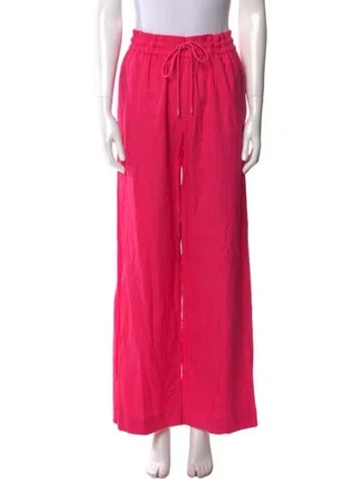 Pre-owned Frame Wide Leg Pants W/ Tags In Pink