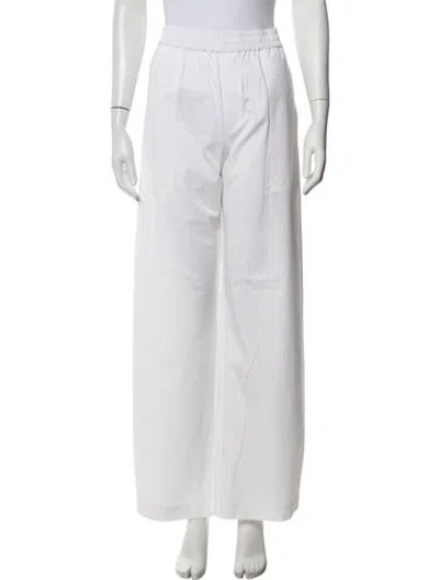 Pre-owned Frame Wide Leg Pants W/ Tags In White
