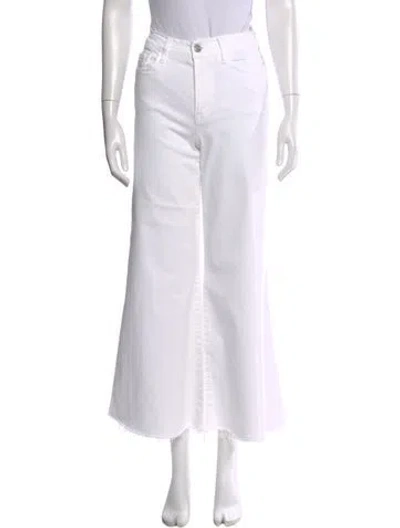 Pre-owned Frame Wide Leg Pants In White