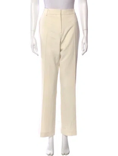 Pre-owned Frame Wide Leg Pants In White