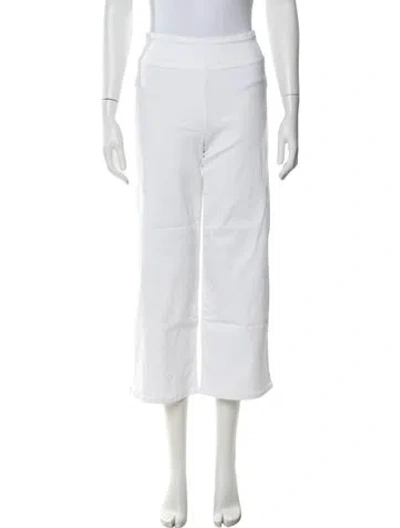 Pre-owned Frame Wide Leg Pants In White