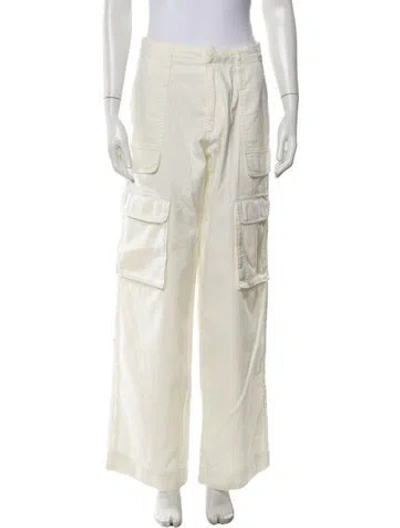 Pre-owned Frame Wide Leg Pants In White