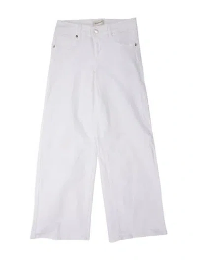 Pre-owned Frame Wide Leg Pants In White