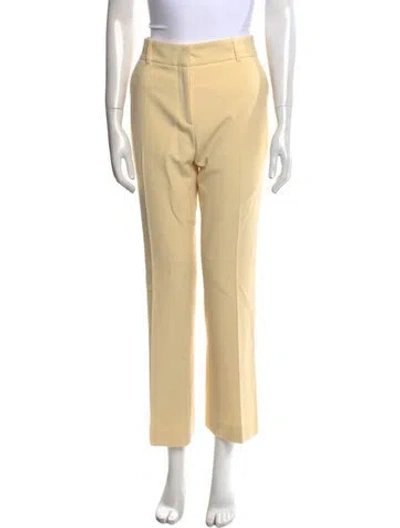 Pre-owned Frame Wide Leg Pants In Yellow