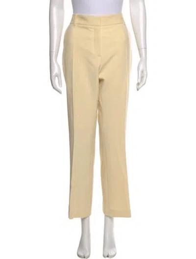 Pre-owned Frame Wide Leg Pants In Yellow