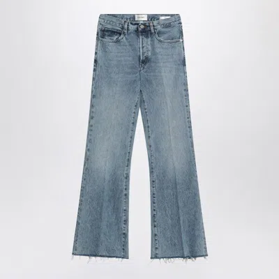 FRAME FRAME WIDE-LEG THE LAX JEANS WITH WASHED EFFECT