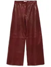 Frame Hose Mit Weitem Bein In Red