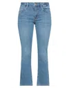 Frame Woman Denim Pants Blue Size 29 Cotton, Lyocell, Polyester, Elastane In Blue