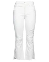 Frame Woman Jeans White Size 27 Cotton, Pre-consumer Recycled Cotton, Elastane In White