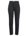 Frame Woman Denim Pants Black Size 28 Cotton In Black
