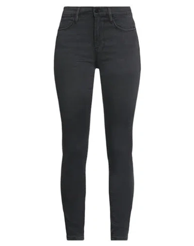 Frame Woman Jeans Black Size 30 Cotton, Modal, Polyester, Elastane