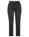 Frame Woman Jeans Black Size 30 Cotton, Rayon, Polyester, Elastane In Black