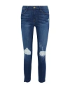 Frame Woman Jeans Blue Size 23 Cotton, Polyester, Elastane In Blue