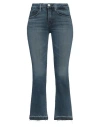 Frame Woman Jeans Blue Size 25 Lyocell, Cotton, Recycled Cotton, Elasterell-p, Elastane In Blue