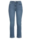 Frame Woman Jeans Blue Size 25 Cotton, Modal, Elasterell-p, Elastane In Blue