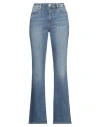 Frame Woman Jeans Blue Size 26 Cotton, Modal, Elasterell-p, Elastane In Blue