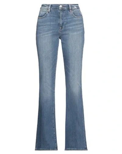 Frame Woman Jeans Blue Size 26 Cotton, Modal, Elasterell-p, Elastane