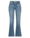 Frame Woman Jeans Blue Size 26 Cotton, Modal, Elasterell-p, Elastane In Blue
