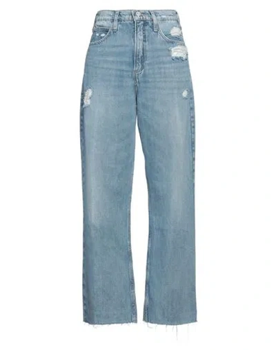 Frame Woman Jeans Blue Size 25 Cotton, Recycled Cotton