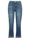 Frame Woman Jeans Blue Size 27 Lyocell, Recycled Cotton, Cotton, Elastane In Blue