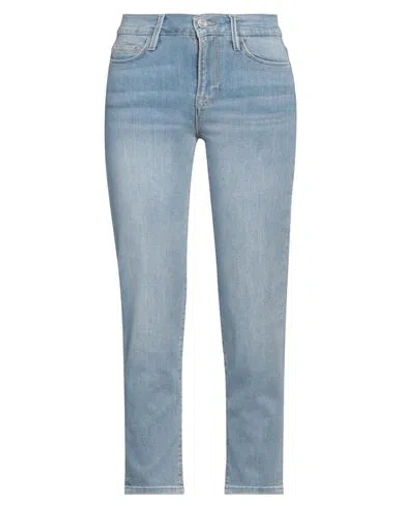 Frame Woman Jeans Blue Size 26 Organic Cotton, Elastane