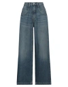 Frame Woman Jeans Blue Size 30 Recycled Cotton, Post-consumer Recycled Cotton In Blue