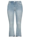 Frame Woman Jeans Blue Size 30 Cotton, Elastane In Blue