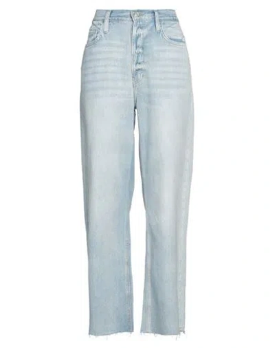 Frame Woman Jeans Blue Size 27 Cotton, Recycled Cotton
