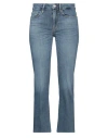 Frame Woman Jeans Blue Size 28 Cotton, Modal, Elasterell-p, Elastane In Blue