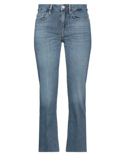 Frame Woman Jeans Blue Size 28 Cotton, Modal, Elasterell-p, Elastane