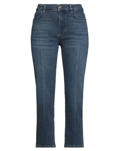 Frame Woman Jeans Blue Size 28 Cotton, Modal, Polyester, Elastane