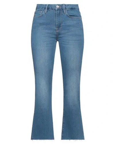 Frame Woman Jeans Blue Size 27 Cotton, Post-consumer Recycled Cotton, Lyocell, Elasterell-p, Elastan
