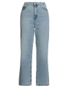 Frame Woman Jeans Blue Size 28 Cotton, Pre-consumer Recycled Cotton In Blue