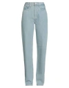 Frame Woman Jeans Blue Size 28 Cotton, Recycled Cotton