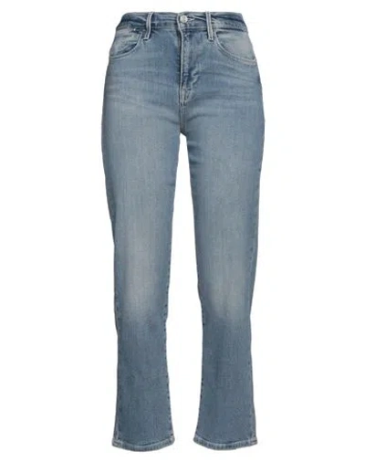 Frame Woman Jeans Blue Size 26 Cotton, Modal, Elasterell-p, Elastane