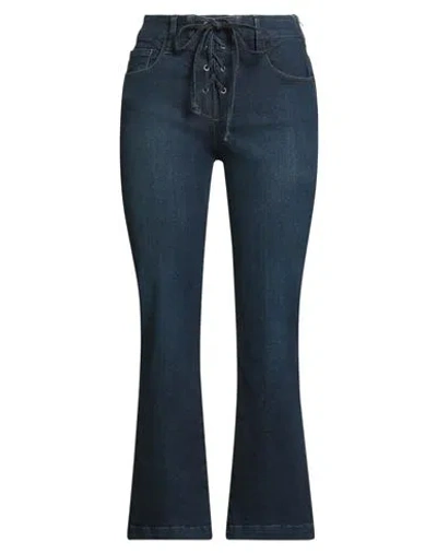 Frame Woman Jeans Blue Size 29 Cotton, Polyester, Elastane